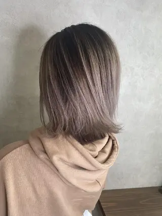 ミディアム カラー RIENS♡xrea 山本優舞のヘアスタイル