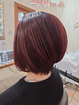 ショート 酸性ストレート/豊橋 市/湖西市/山本あづのヘアスタイル