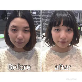 ショート 中村 美穂のヘアスタイル