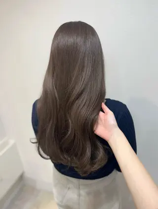 ロング 透明感カラー／ 艶感カラー／RAMUのヘアスタイル