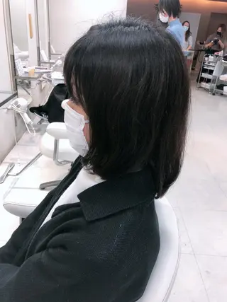 ミディアム 阿部 美咲のヘアスタイル