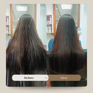 ロング あや🍀
大人艶カラ ー・縮毛矯正のヘアスタイル