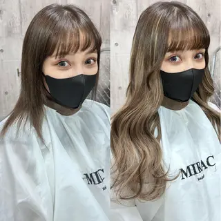 ロング カラー SHURI❤️🔥 中/韓mix ♡のヘアスタイル