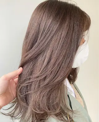 ミディアム カラー 艶カラー/似合わせ 💖Emmy💖のヘアスタイル