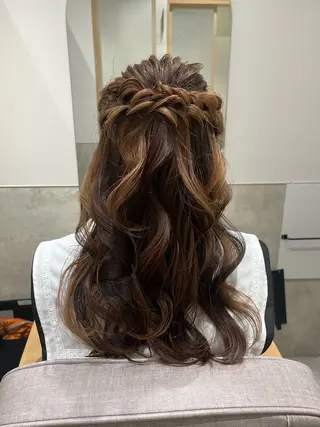 ヘアアレンジ しみず さきのヘアスタイル