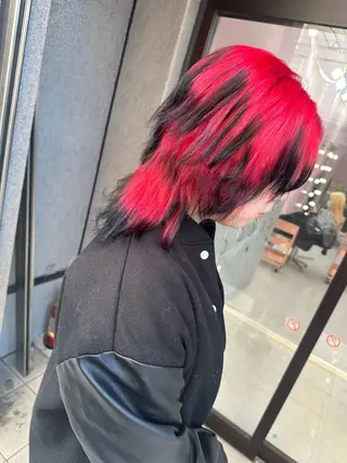 ミディアム カラー 2次元カラー/ ブリーチMANATOのヘアスタイル
