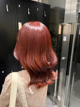 カラー ロングカット/ うる艶カラー/ユイのヘアスタイル