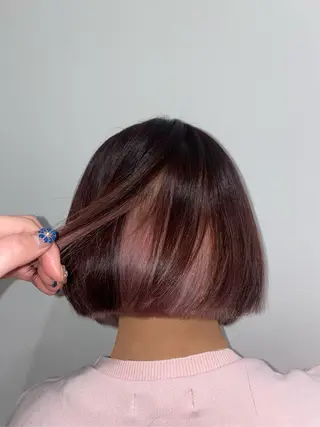 カラー j-sure所属・サントス 芳美のヘアスタイル