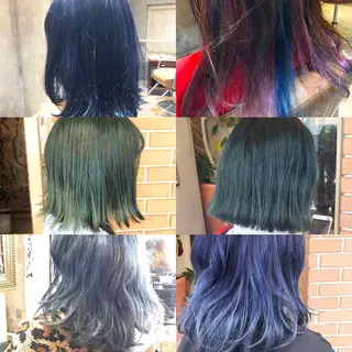 ミディアム カラー パーマ ヘアアレンジ メンズ キッズ ネイル マツエク・マツパ サロンドミルク 原宿のヘアスタイル