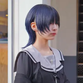 ミディアム カラー 今出 りょうやのヘアスタイル