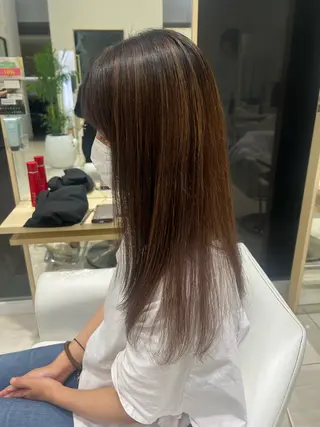 ロング カラー 高橋 希羅のヘアスタイル