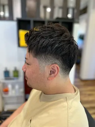 メンズ スーパーカットジョージ所属・藤本 康太のヘアスタイル
