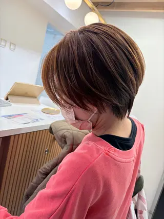 ショート 大木 華のヘアスタイル