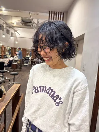 パーマ MOK大阪梅田店 Asahiのヘアスタイル