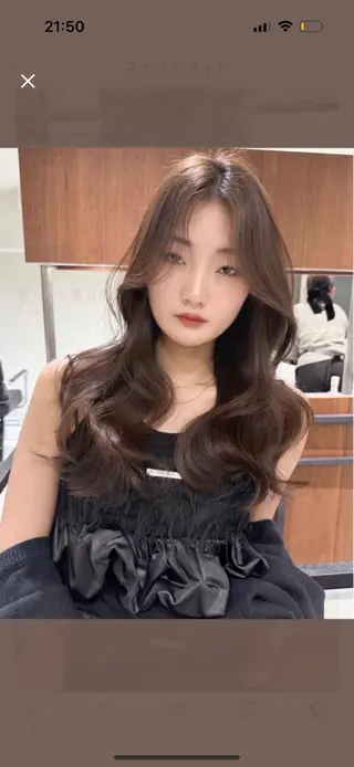 ロング 🎀 うる艶透明感 カラー / 錦糸町のヘアスタイル