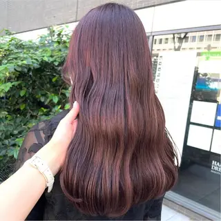 セミロング カラー パーマ ヘアアレンジ メンズ キッズ ネイル マツエク・マツパ アイブロウ 前川 朋香のヘアスタイル