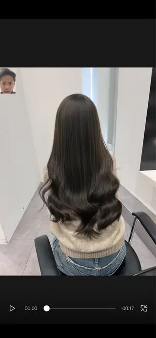 ロング しゅういち/赤み消し カラー特化のヘアスタイル