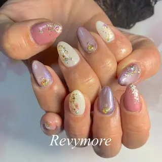 ショート ネイル nail salon Revymoreのネイルデザイン