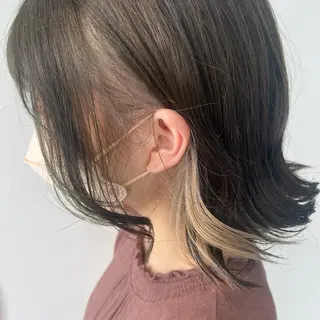 ミディアム 平川 侑磨のヘアスタイル