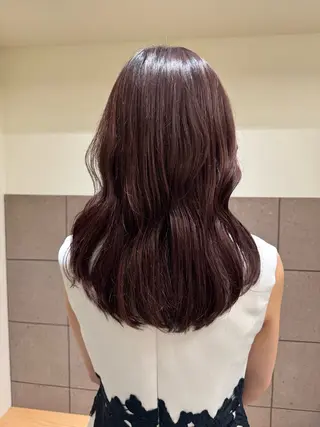 ロング カラー ゆ う あのヘアスタイル