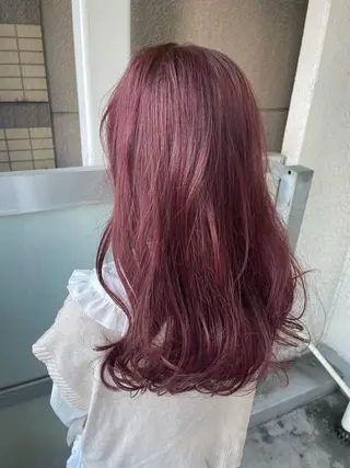ロング カラー 岩谷/ブリーチ 🪽透明感カラーのヘアスタイル