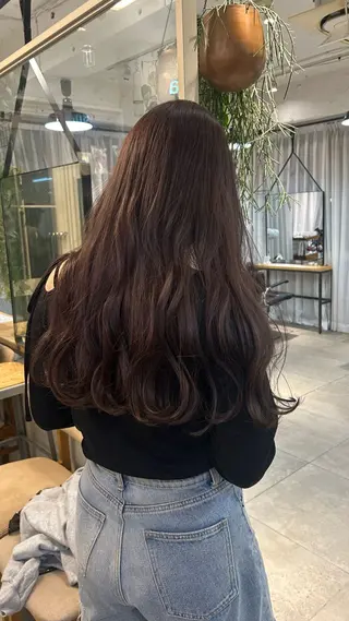 ロング カラー じゅわっと暖色カラー 🍊Moemiのヘアスタイル