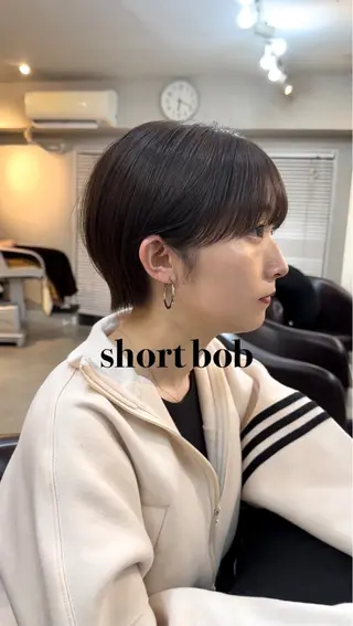 ショート カラー 🍃ショートヘア🍃 北林春樹のヘアスタイル