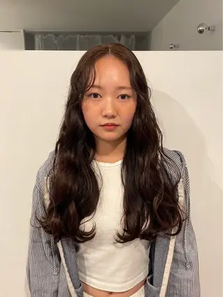 ロング 韓国レイヤー YOKE reinaのヘアスタイル
