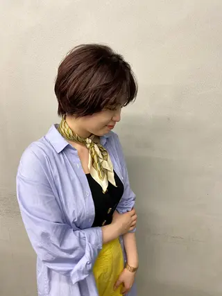ショート メンズ/ダブルカラー /パーマ/来栖慧💈のヘアスタイル