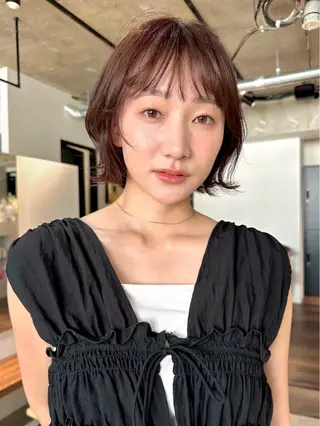 ミディアム カラー パーマ 💍🧸カラーモデル 募集中🧸💍のヘアスタイル