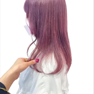 セミロング カラー 新宿駅近♡個室 ♡関口三都季🌜のヘアスタイル