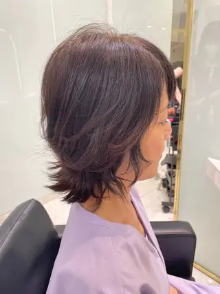 ミディアム カットモデル無料✨ 塚田のヘアスタイル