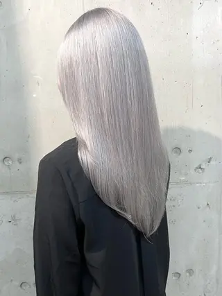 ロング カラー ヘアアレンジ lani ブリーチ /ダブルカラーのヘアスタイル