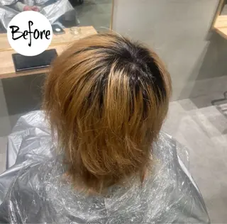 カラー メンズ MASUMI /ブリーチカラー✨️のヘアスタイル