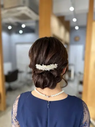 ミディアム miloc MOMOKAのヘアスタイル