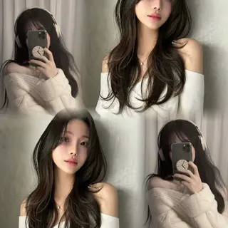 ロング カラー 本場の韓国ヘア 🇰🇷 中尾 崇人のヘアスタイル