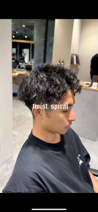 パーマ メンズ メンズパーマ特化 🌟Gakutoのヘアスタイル