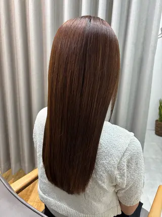 ロング カラー パーマ 🤍美髪縮毛/髪質 改善/池上夏凜🤍のヘアスタイル