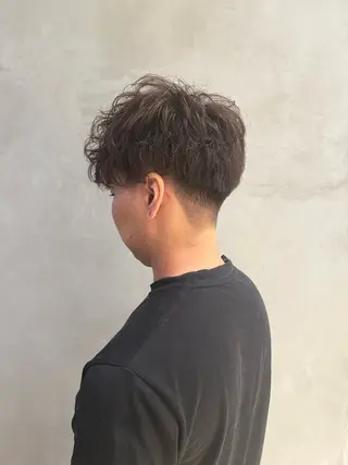 カラー パーマ メンズ 國井 誠のヘアスタイル