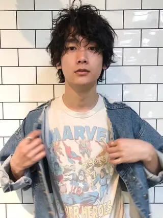 ショート メンズ Chlom🌿Top Stylist沖田のヘアスタイル