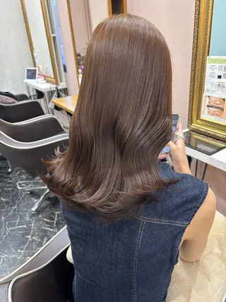 ミディアム カラー得意【梅田】 瀧本友梨乃のヘアスタイル