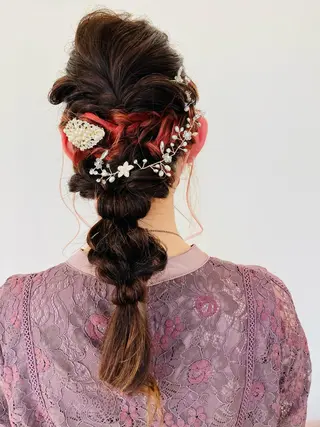 セミロング ヘアアレンジ PazRood 山下のヘアスタイル