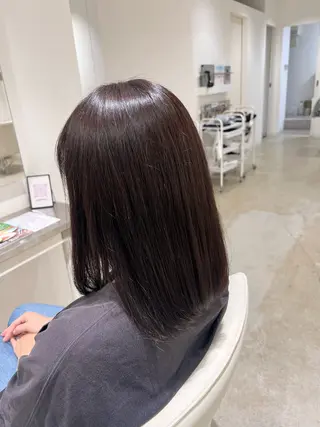 ミディアム カラー Lien カレンのヘアスタイル