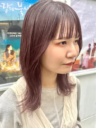 ミディアム 三輪 恭平のヘアスタイル