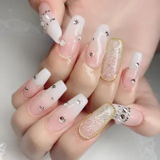 セミロング ネイル nail salon azuのネイルデザイン