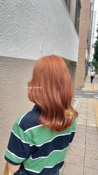 セミロング カラー 🎀想/ SHIINA🎀のヘアスタイル