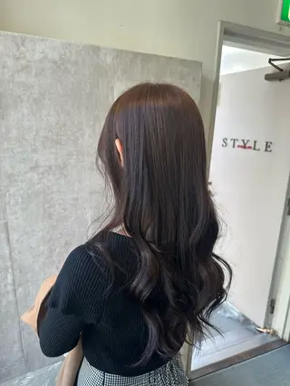 ロング カラー メンズ特化シャドウパ ーマラウンドマッシュのヘアスタイル