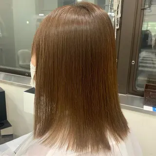 ミディアム パーマ 池本 梨奈のヘアスタイル