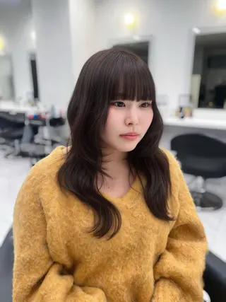 カラー 🥀韓流暖色ヘア 🥀yuzukiのヘアスタイル