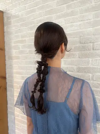 ロング ヘアアレンジ Topstylist YUKIのヘアスタイル